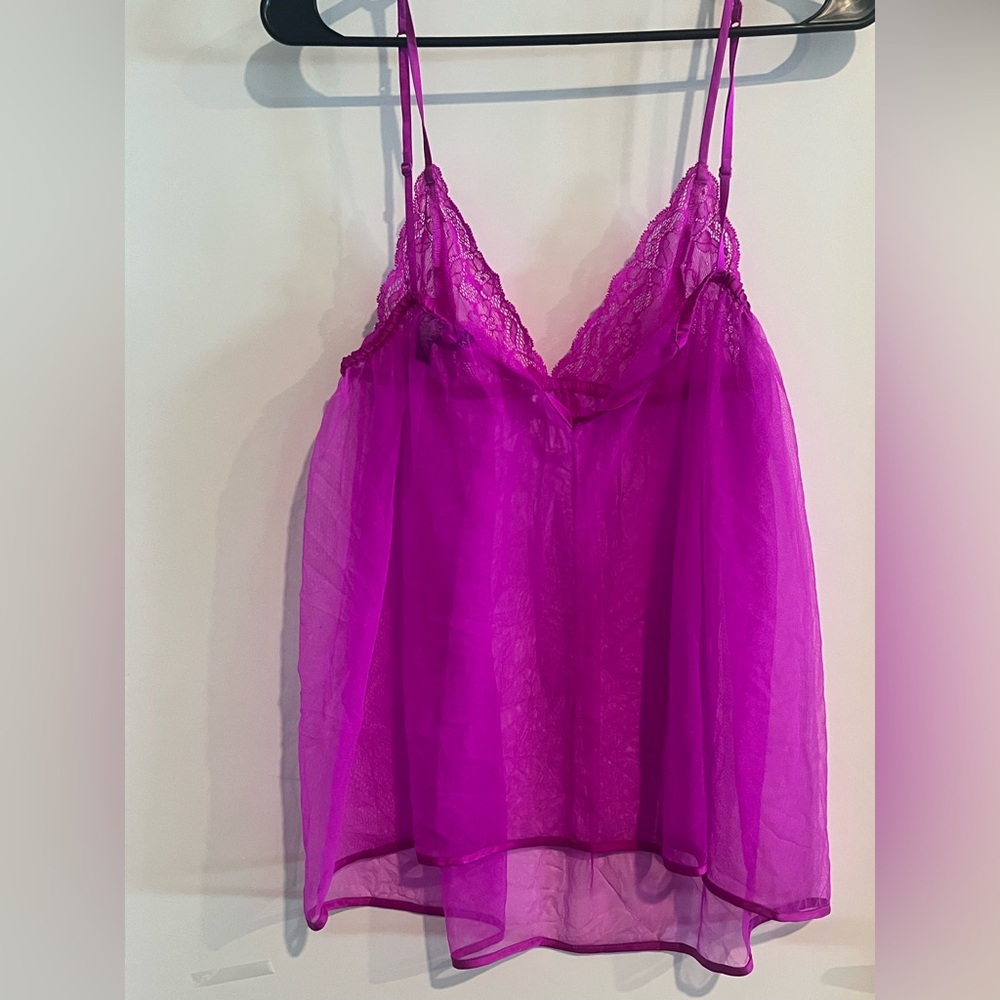 Victoria's Secret Fuchsia Lace Intimate